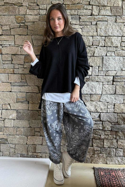 Bandana B Classic Sweatshirt Barrel Pant Storm